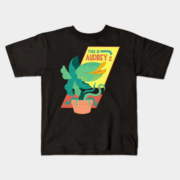 Audrey 2 Kids T-Shirt by Caden Davis Designs